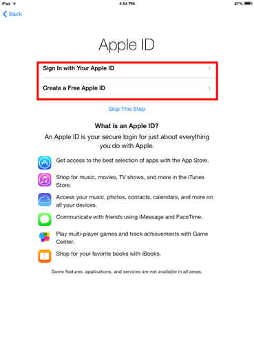 Apple ID Information